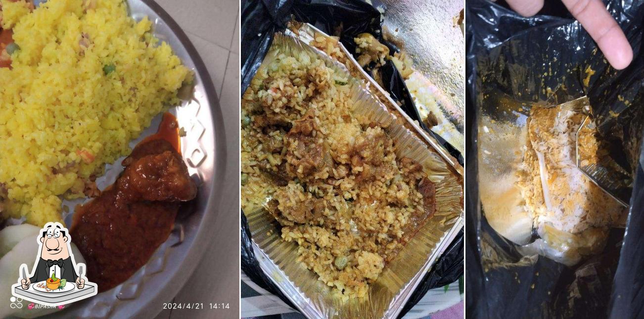 Meals at Mantu Biryani