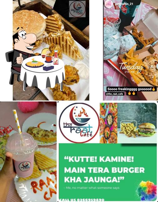Try out a burger at The Raat Cafe