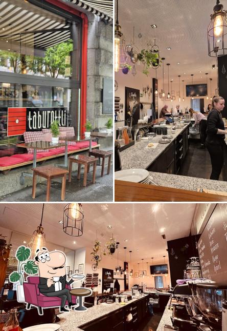 Gli interni di Taburettli