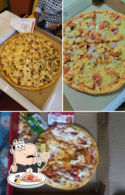 At La Pino'z Vijayawada, you can try pizza