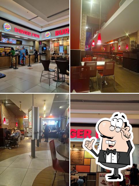 O interior do Burger King