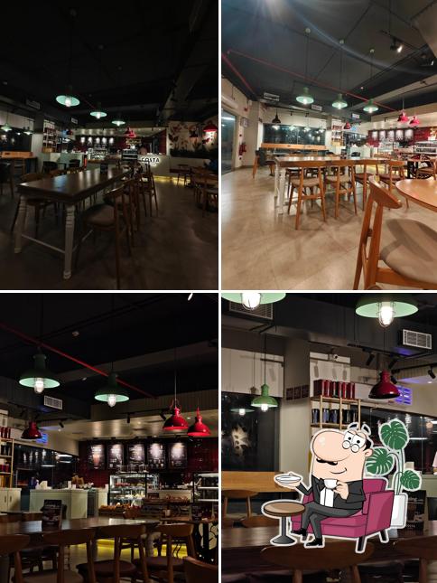 Check out how Costa Coffee looks inside