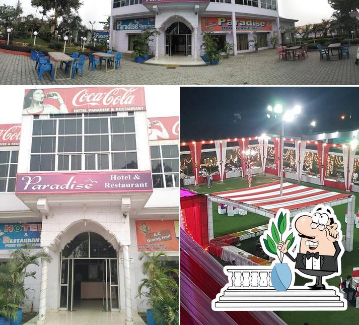 The exterior of Hotel Paradise & Restaurant