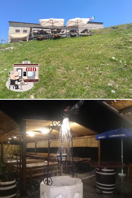 Questa è la foto che mostra la esterno e bevanda di Bavaria Garda - Birreria Pizza & Stube