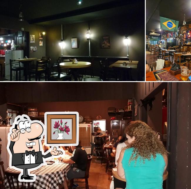 O interior do Chumbo Bar