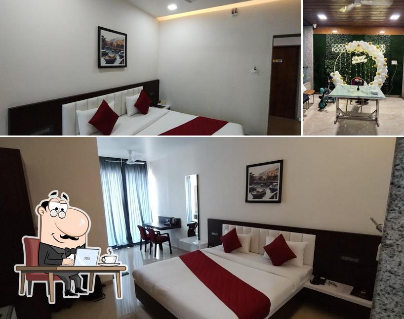 The interior of Hotel Pushpanjali