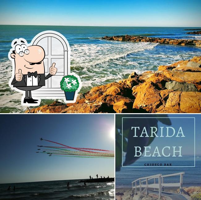 L'area esterna è una caratteristica importante di Tarida beach