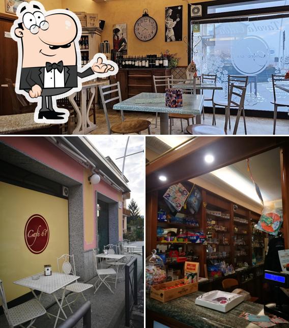 Dai un'occhiata agli interni di Caffe 61