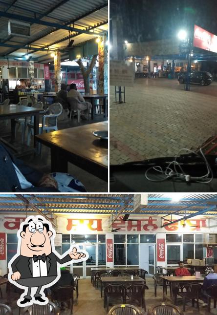The interior of Kaka Dhaba