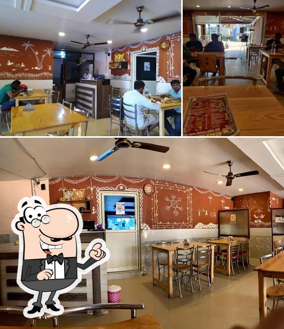 The interior of ARK Donne Biryani Best Restaurant near varthur