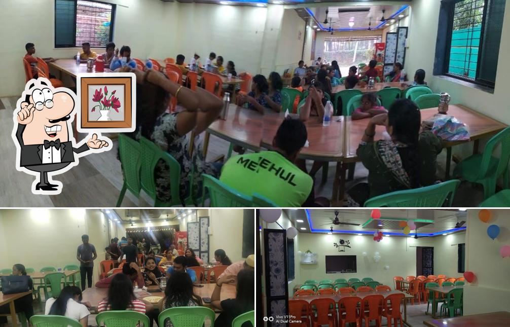 Check out how Dwarkamai lunch home veg nonveg looks inside