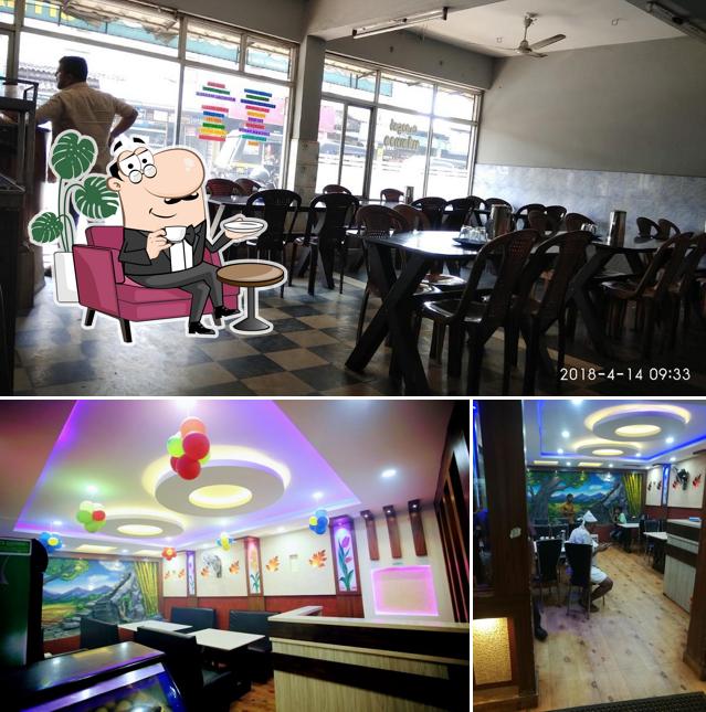The interior of Grand sithara the family restaurant