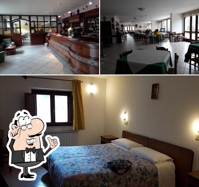 Gli interni di Albergo del Lago