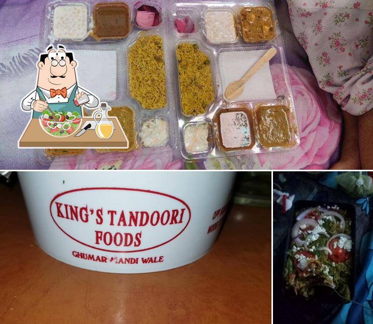 Greek salad at King's Tandoori Foods