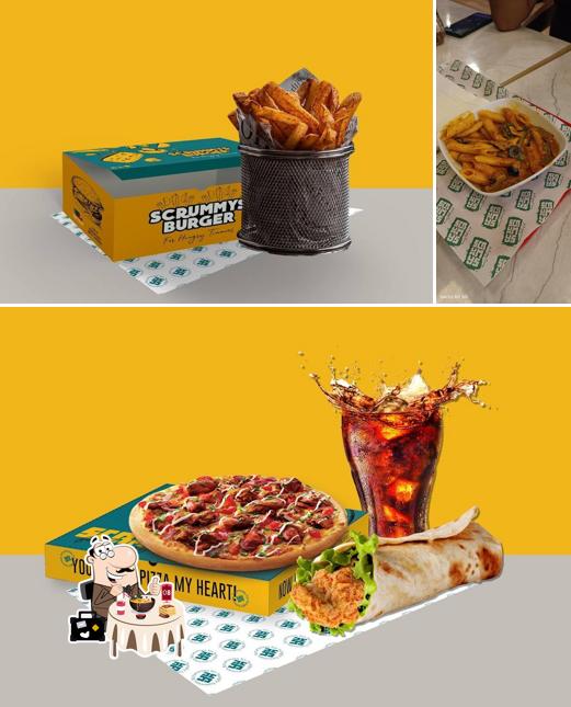 Meals at Scrummys Cafe
