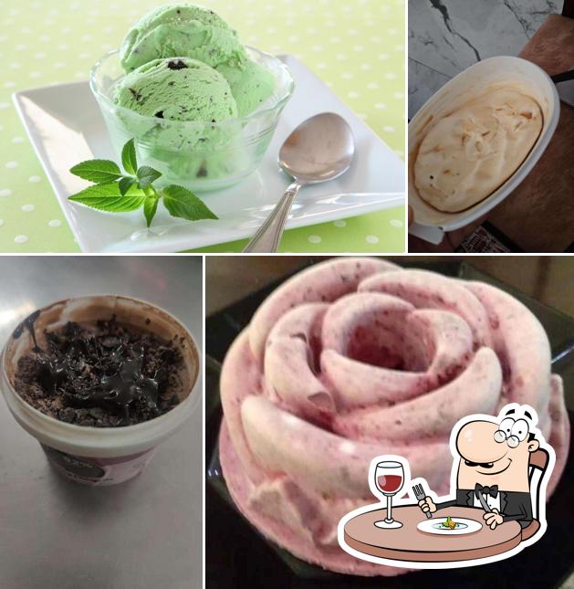 Food at Tangelo -Gourmet Ice Cream