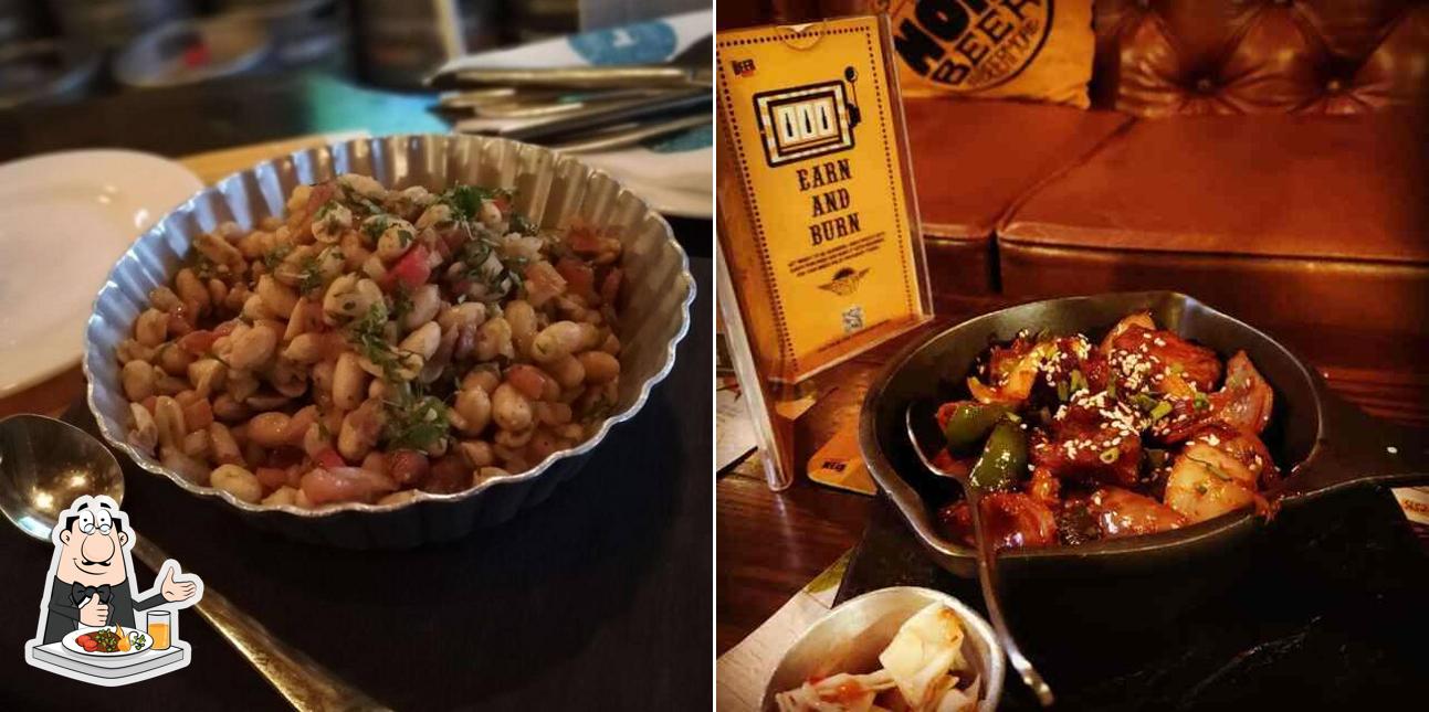Food at The Beer Café