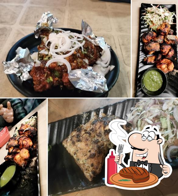 Kaka द cafe provides meat meals