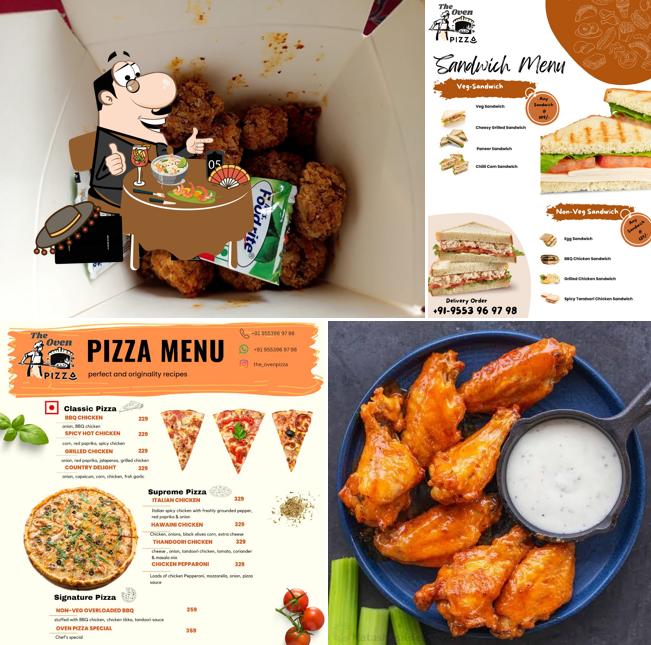 Chicken wings at The Oven Pizza