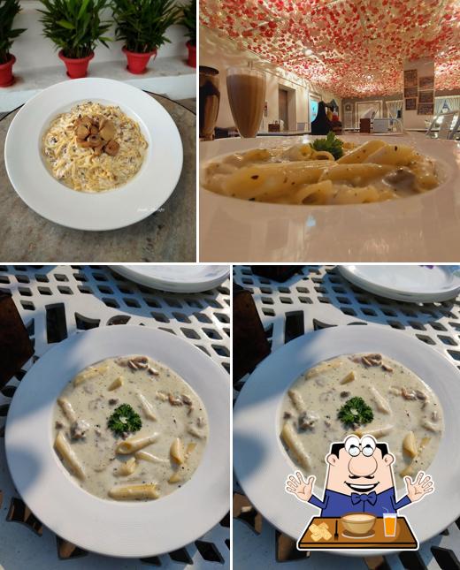 Clam chowder at Penthouse at Home Sweet Home