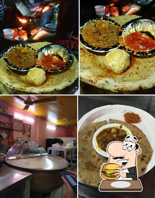 Get a burger at Mahaveer Rabri Bhandar