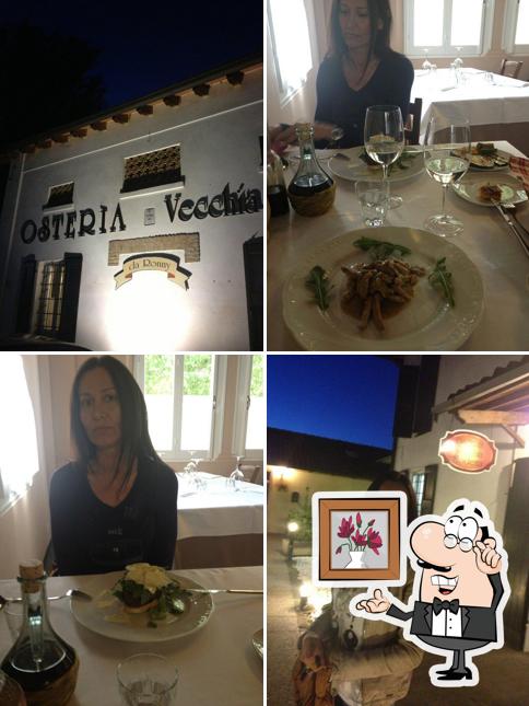 Gli interni di Osteria Vecchia Modena