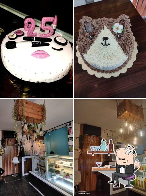 Among different things one can find interior and food at The Brown Sugar Box