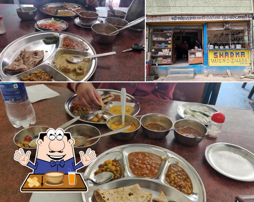 Meals at Sharma Vaishno Dhaba