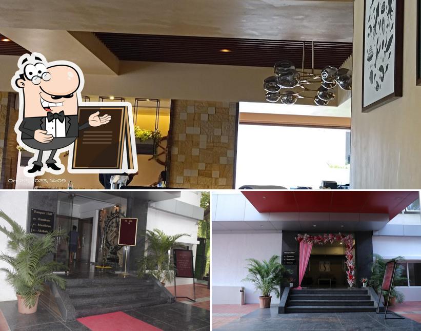 Enjoy the view at the outside area of South Coast Hotel