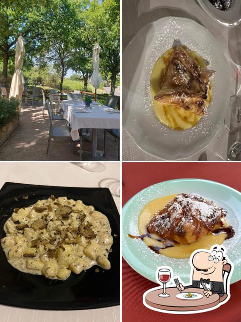 Platti al Ristorante La Casina Montepulciano