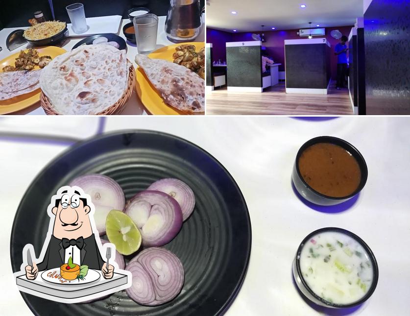 This is the picture showing food and interior at AbhiRuchi Family restaurant