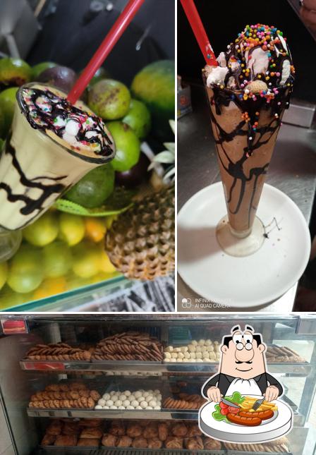 Ice cream at Entree cafe