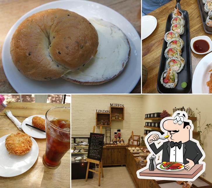 Food at London Muffin Cafe