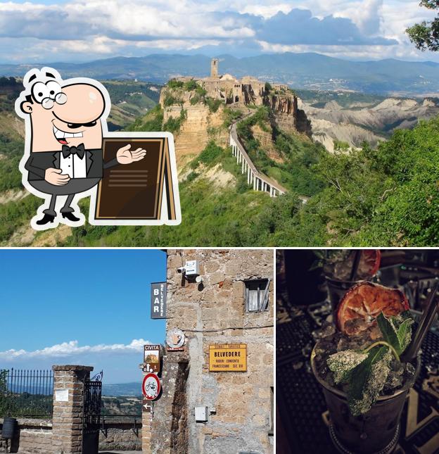 Puoi goderti l'aria fresca da seduto all'esterno di Caffè Belvedere