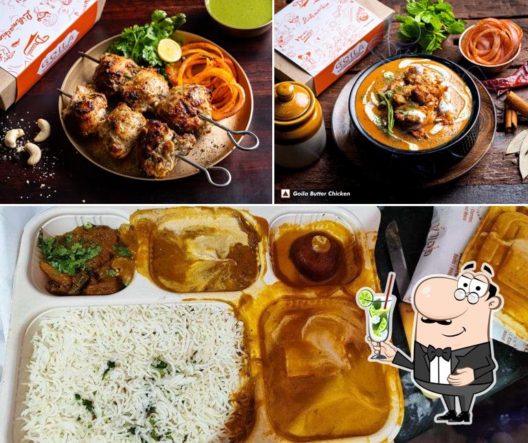 Enjoy a drink at Goila Butter Chicken