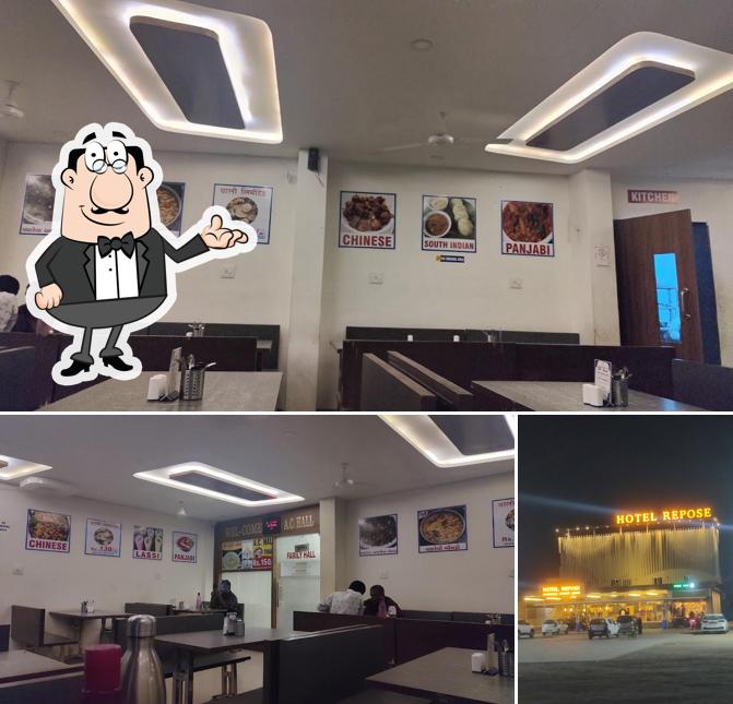The interior of Hotel Dharti