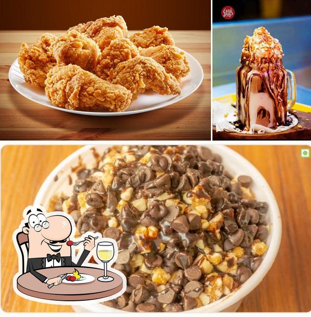 The photo of food and beverage at Lassi Shop