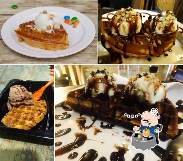Food at Mr. Waffle