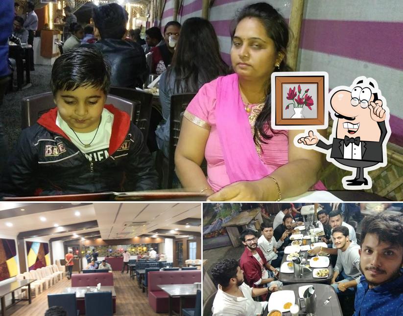 The interior of Parishram Garden Restaurant