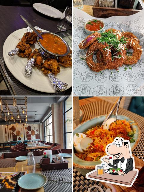 Food at Pizza Den