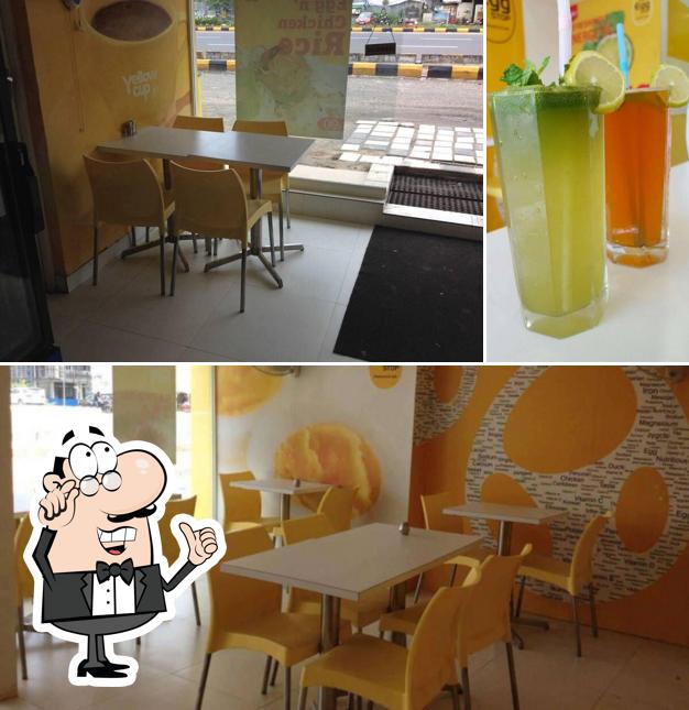 The Egg Stop is distinguished by interior and beverage