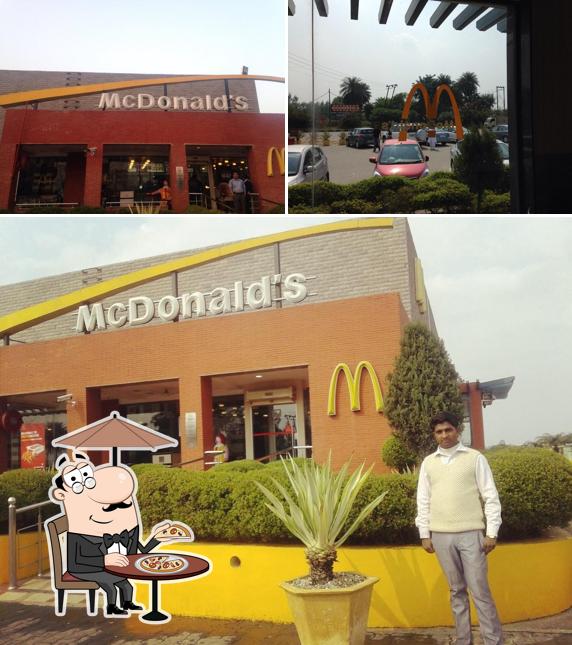 Check out the outside part of McDonald's