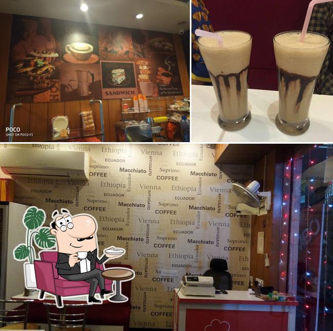 Take a look at the photo depicting interior and beverage at Bake Chef
