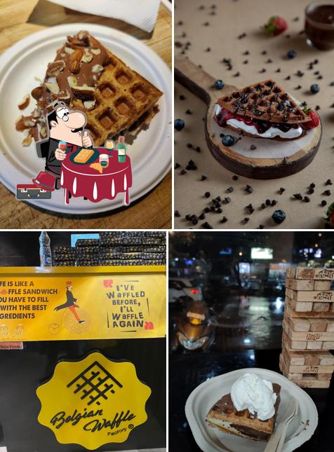 Waffles at Belgian Waffle Factory