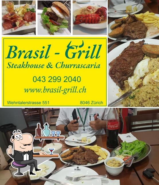 O interior do Br Grill Restaurante