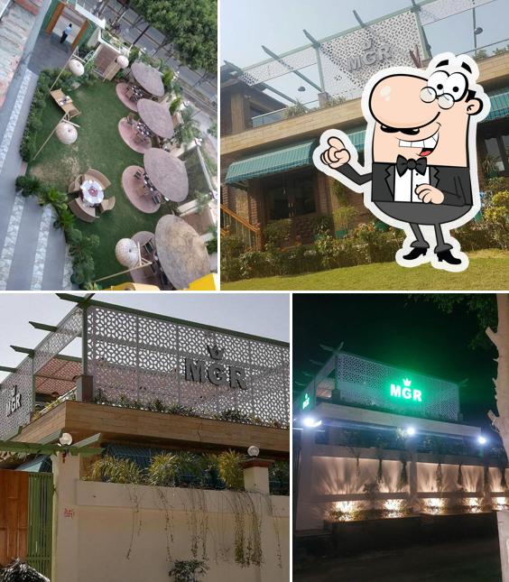 You can get some fresh air outside MGR Maheshwari Garden Restaurant