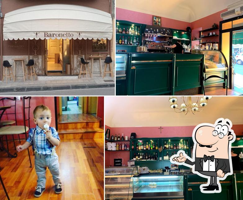 Gli interni di Bar Baronetto - Gelateria . Rosticceria . Cocktail Bar