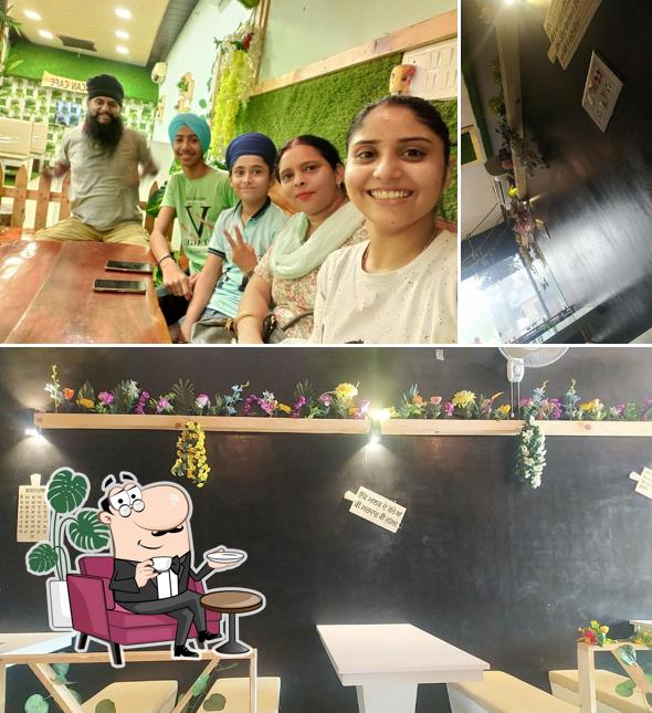 The interior of American cafe nabha