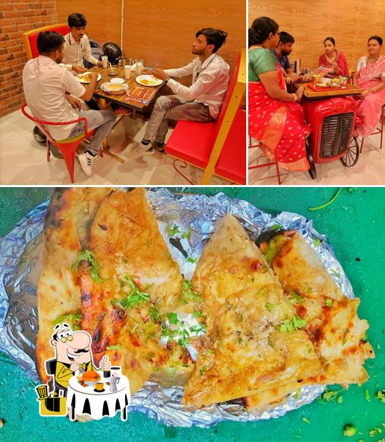 The image of food and interior at Jodhana restaurant