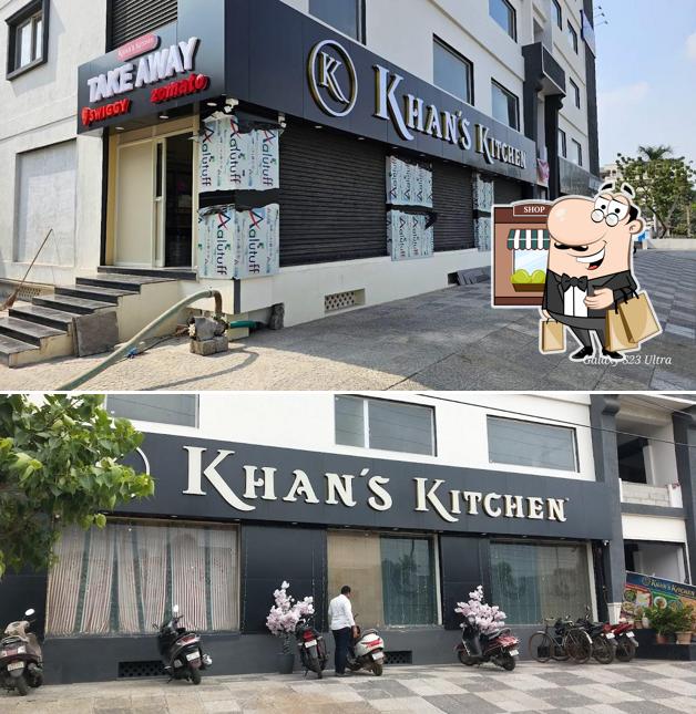 Check out how Khan's kitchen looks outside